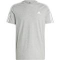 ADIDAS Herren Shirt Essentials Single Jersey 3-Streifen, Größe XXL in Grau