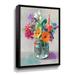 Charlton Home® Cottage Garden Bouquet I Cottage Garden Bouquet I - Print on Canvas Metal in Green | 32 H x 24 W x 2 D in | Wayfair