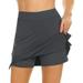 Running For Skort Performance Tennis Women s Golf Skirt Lightweight Sport Active Skirt