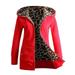 YFPWM Womens Zip Up Hoodies Sweatshirt Winter Warm Coats Leopard Print Long Sleeve Thick Jacket Outerwear Tops Fashion Warm Faux Coat Jacket Winter Leopard Long Sleeve Outerwear