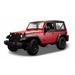 2014 Jeep Wrangler Red - Maisto 31676R - 1/18 scale diecast model car