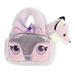 Aurora - Small Purple Fancy Pals - 8 Glitter Fox - Fashionable Stuffed Animal