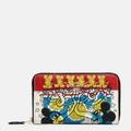 Coach Bags | Disney Mickey Mouse X Keith Haring Medium Id Zip Wallet | Color: Black/Red | Size: 6 1/2" (L) X 3 3/4" (H) X 3/4" (W)