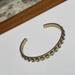 J. Crew Jewelry | Petite Wrist - Signed J Crew Bangle Bracelet Brassy Gold Tone | Color: Gold | Size: One Size