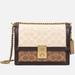 Coach Bags | Coach Hutton Shoulder Bag In Blocked Signature Canvas With Snakeskin Detail | Color: Brown/Tan | Size: Os