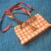 Dooney & Bourke Bags | Dooney & Bourke Orange Buffalo Plaid Crossbody Bag | Color: Orange/White | Size: Os