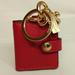 Coach Bags | New Coach Red Leather Mini Photo Album Keychain-Fob-Bag Bling | Color: Red | Size: 2" X 2"