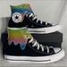 Converse Shoes | Converse Chuck Taylor All Star Ctas High Top Black Rainbow Glitter New Womans | Color: Black/White | Size: Various