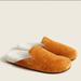 J. Crew Shoes | J. Crew Pacific Sherpa Lined Calf Suede Cozy Clogs Sz 11 | Color: Brown/Cream | Size: 11