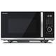 SHARP YC-QC254AE-B Microwave with Grill (900 W, 25 L, 10 Power Levels, Eco Function, Defrost Function), Black