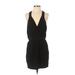 BCBGeneration Casual Dress - Mini: Black Solid Dresses - Women's Size Small