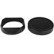 Haoge LH-XF56II Lens Hood Metal Square Bayonet for Fujifilm XF56mm F1.2 R WR lens (67mm Mark II), Fuji XF 56MM F1.2 Mark II Lense Hood, With Metal Front Cap