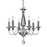 Schonbek Jasmine 22 Inch 6 Light Chandelier - 9676-40CL