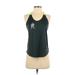 Nike Active Tank Top: Black Solid Activewear - Women's Size Small