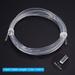 3mm 3.0m PMMA Side Glow Fiber Optic Cable Kit with 12V 1.5W LED Light