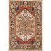 Ivory Heriz Serapi Geometric Oriental Rug Hand-knotted Wool Carpet - 2'0"x 3'0"