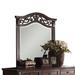 Canora Grey Burin Wood Framed Mounts To Dresser Mirror in Dark Walnut Wood in Brown | 41 H x 37 W x 2 D in | Wayfair