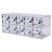 10 Slot Wall Mounted Classroom Cell Phone Locker Storage Box Office Cellphone Cabinet Acrylic