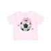 Inktastic Soccer Princess- Tiara Girls Toddler T-Shirt