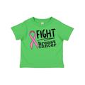 Inktastic Fight Breast Cancer Pink Ribbon Boys or Girls Toddler T-Shirt