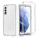 Dteck Case For Samsung Galaxy S22 Shocklproof Rubber Hybrid PC Back Lightweight Back Case Cover for Galaxy S22 5G Clear