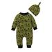 New Born Romper Boys Baby Clothes Outfits Jumpsuit Cartoon Romper Boys Hat Pandas Baby Sleeve Long Boys Romper&Jumpsuit 4t Boy Jumpsuit