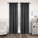 Superior Solid Blackout Curtain Set of 4 52 x 84 Grey