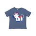 Inktastic Unicorn Patriotic 4th of July Holiday Boys or Girls Toddler T-Shirt