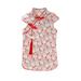 Girls 1st Birthday Dress 6 Year Old Girl Clothes Princess Dress Cheongsam Girls Sleeve Baby Short Floral Toddler Rabbit Printed Girls Dress&Skirt School Uniforms Dress for Girls