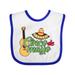 Inktastic Cinco De Mayo with Guitar and Sombrero Boys or Girls Baby Bib