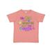 Inktastic This Chick is Eggspecting to Be a Big Sister with Egg and Flowers Girls Toddler T-Shirt