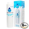 6-Pack Replacement for Maytag MSD2651KGB Refrigerator Water Filter - Compatible with Maytag UKF8001 Fridge Water Filter Cartridge - Denali Pure Brand