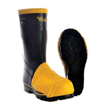 VIKING VW49-13 Unisex Viking(R) Miner 49er Tall Rubber Boots, Steel Toe, 14"