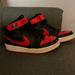 Nike Shoes | Kids Nike Grade School Court Sneakers | Color: Black/Red | Size: 6b