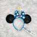 Disney Accessories | Disney Park Minnie Mouse Ears | Color: Black/Blue | Size: Os