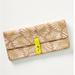 Anthropologie Bags | Anthropologie Mattie Suede Pencil Pouch Wallet | Color: Green/Tan | Size: Os