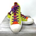 Converse Shoes | Custom Converse All Stars | Color: Orange/Purple | Size: Men’s 5.5 / Women’s 7.5