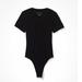 American Eagle Outfitters Tops | American Eagle Crew Neck Black Bodysuit | Color: Black | Size: Xxl