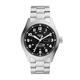 Fossil Men Analog Solar Watch with Stainless Steel Strap FS5976