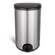 Chabrias Ltd Luxury Hygienic Trash Waste bin Toe Touch foot sensor 50L capacity No touch Hands Free pedal bin Stainless steel