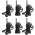 Walkie Talkies for Adults Long Range, Greaval Walkie Talkie Rechargeable PMR446 Radio, 16 Channels Walky Talky, License-free 2 Way Radio with Earpieces and Charger(6 Pack)