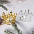 Mini couronne de décoration de gâteau 1 pièce guirlande de perles romantiques ornements de fête