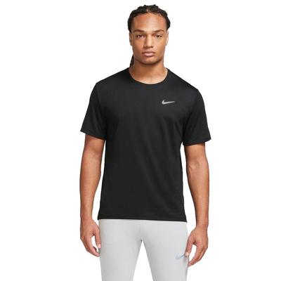 Nike Herren Dri-Fit UV Miler Short-Sleeve Running Top schwarz