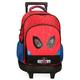 Marvel Spiderman Protector Compact Rucksack 2 Rollen Rot 32x45x21 cm Polyester 30,24L