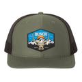 Nike Accessories | Busch Light Mountain Escape 3d Snapback Trucker Hat- Loden/ Black | Color: Blue/Gray | Size: Os