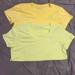 Under Armour Tops | 2 Under Armour Women's Shirts | Color: Green/Yellow | Size: L