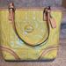 Coach Bags | Coach Gently Used Lime Green Bag. 11x14 | Color: Green | Size: 11x14