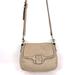 Coach Bags | Coach Taylor F25206 Champagne Leather Front Flap Small Crossbody Bag Purse | Color: Cream/Gray | Size: Os