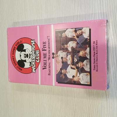Disney Media | Mickey Mouse Vhs 3 Shows | Color: Red | Size: Standard Vhs Tape