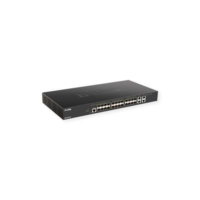 D-Link DXS-1210-28S Smart Managed Switch 24x 10G SFP+ + 4 x 10G Base-T Ports